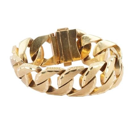 ORO DE 10K / 10K GOLD
Pulsera ancha de oro amarill