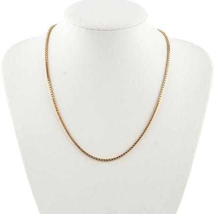 10K GOLD
10K yellow gold chain with Venetian links