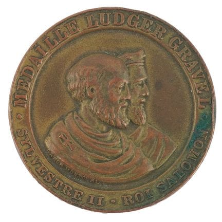 LUDGER GRAVEL 
Ludger Gravel medal in bronze desig