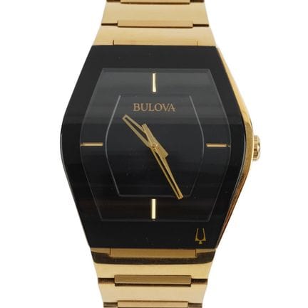 BULOVA
Bulova-Uhr aus gelbem Edelstahl, achteckige