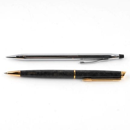 WATERMAN / CROSS
Waterman Paris 大理石纹树脂与镀金金属材质圆珠笔
原