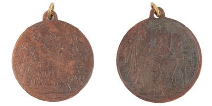 MEDAILLE / UNGARN 1896
Gedenkmedaille aus Bronze z