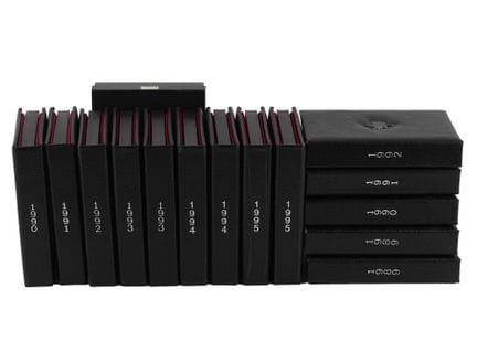 ROYAL CANADIAN MINT
Lot comprising 9 boxes of 7 Ca