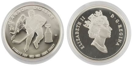 1$ CANADA - STANLEY CUP 1993
A 1$ coin from 1993 c