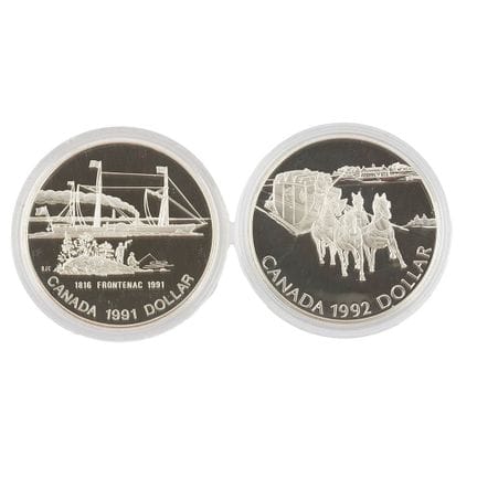 1$ CANADA / SILVER 0.925
Lot of 1$ coin from Canad