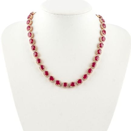 ORIANNE COLLINS, ORO DE 14 K, RUBÍES
Collar Oriann