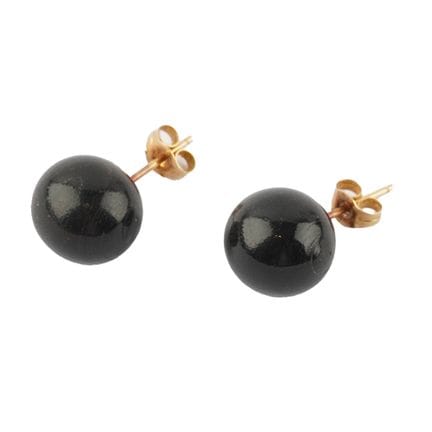 10K GOLD
10K yellow gold stud earrings set with fo