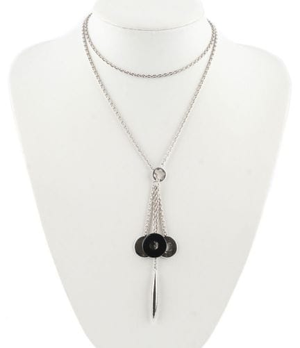 MONTBLANC
Montblanc silver necklace with a pendant