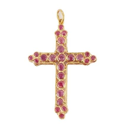 ORO DE 18 QUILATES, RUBÍES / 18K GOLD, RUBIES
Colg