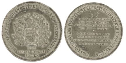 MEDAL / HUNGARY 1861
Hungarian commemorative medal