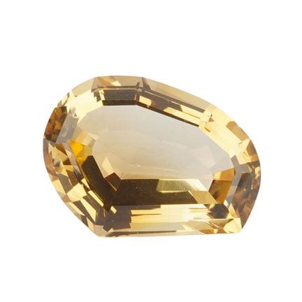 黄水晶 73.81 克拉
天然黄水晶，异形切割，重约 73.81 克拉