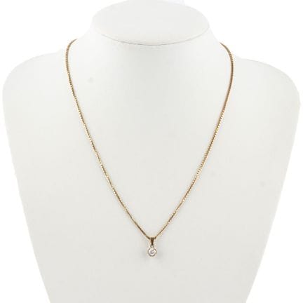 ORO DE 14K, DIAMANTE / 14K GOLD, DIAMOND
Cadena de