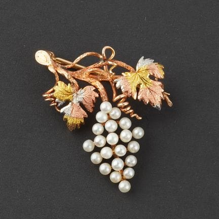 ORO DE 14 QUILATES, PERLAS / 14K GOLD, PEARLS
Broc