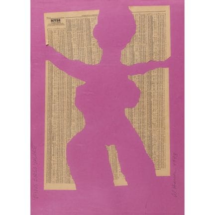 HANSEN AL
AL HANSEN (1927-1995) 
Venus Borso Valor