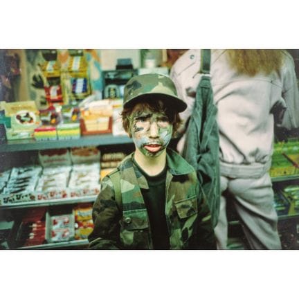 NAN GOLDIN
NAN GOLDIN (1953-) 
Yo en camuflaje  Nu