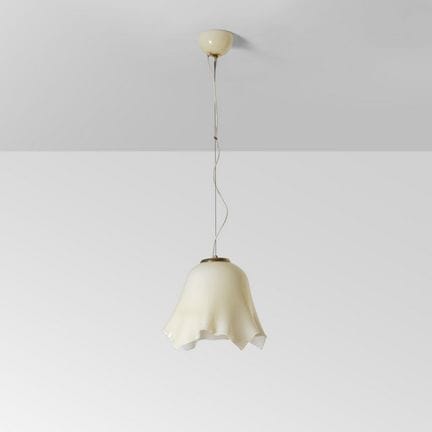 MURANO  anni '70.
Una lampada a sospensione.
Vetro