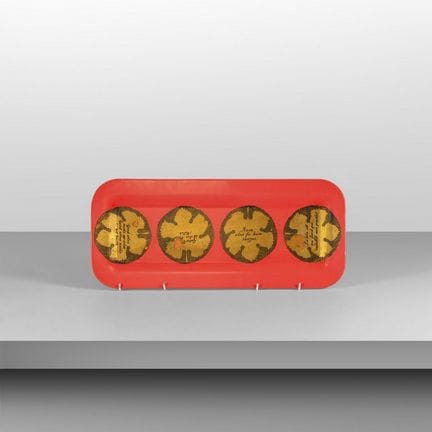 PIERO FORNASETTI  FORNASETTI  1950s.
A tray.
Scree