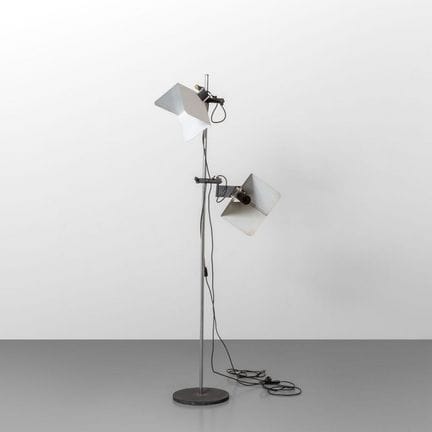 JOE COLOMBO  STILNOVO  1970. 
Eine Stehlampe „Trie