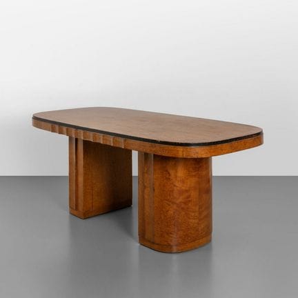 A table from the 1920s. 
Tuia burl.
Cm 76 (h) x 18