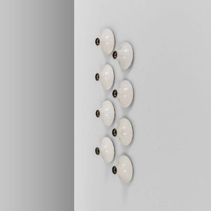 VICO MAGISTRETTI  ARTEMIDE  1970. 
Otto lampade da