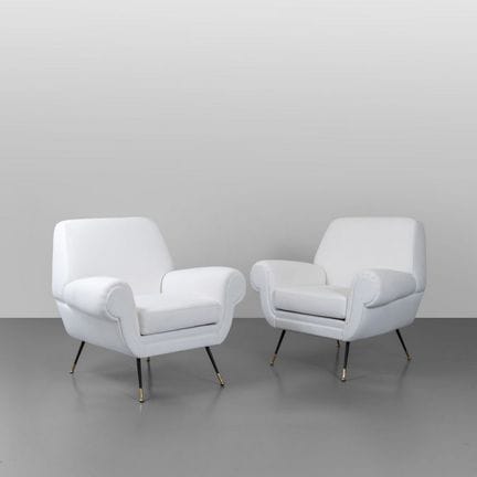 GIGI RADICE  MINOTTI  1950er Jahre.
Zwei Sessel.
H