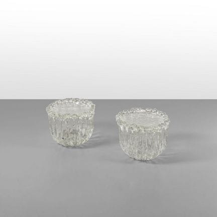 TOKUJIN YOSHIOKA  GLAS ITALIA  anni 2000.
Due tavo