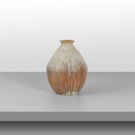 MARCELLO FANTONI  1950s.
A vase.
Heavy earthenware