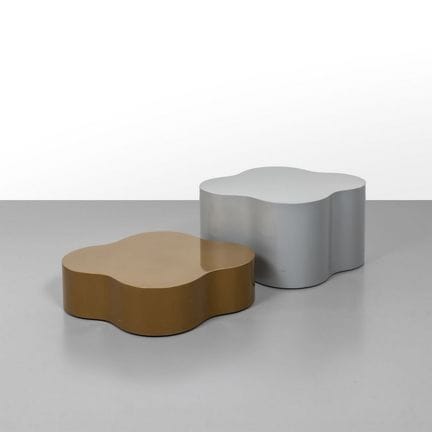 PIERO LISSONI  PORRO  anni '90.
Due tavolini della