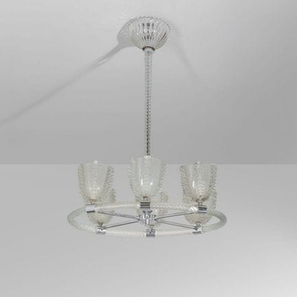 BAROVIER & TOSO  anni '40.
Una lampada a sospensio