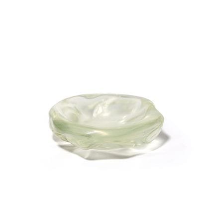 SEGUSO ART GLASS, 1940s.
A heavy iridescent crysta