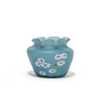 FRATELLI TOSO  c. 1915
A light blue layered vase d