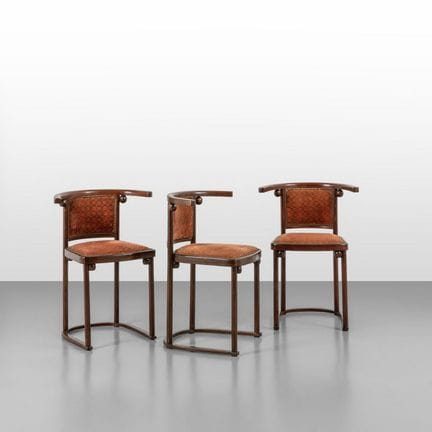 JOSEF HOFFMANN  JACOB & JOSEF KOHN  circa 1905.
Tr
