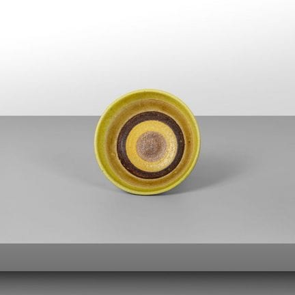 GUIDO GAMBONE  20世纪50年代。
一款餐桌摆件。
装饰陶瓷。
署名“Gambone 