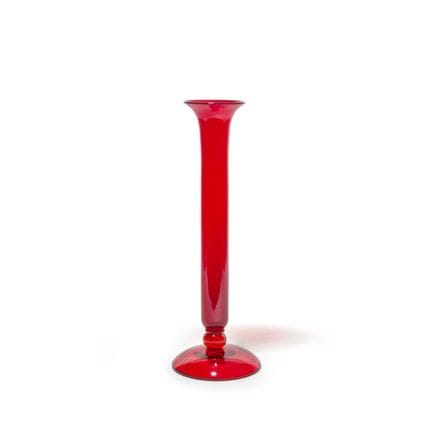 VENINI  1970 ca.
Un vaso ad alto stelo in vetro tr