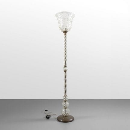 BAROVIER & TOSO  anni '30.
Una lampada da terra.
S