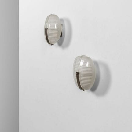 VICO MAGISTRETTI  ARTEMIDE  1961.
Due lampade da p