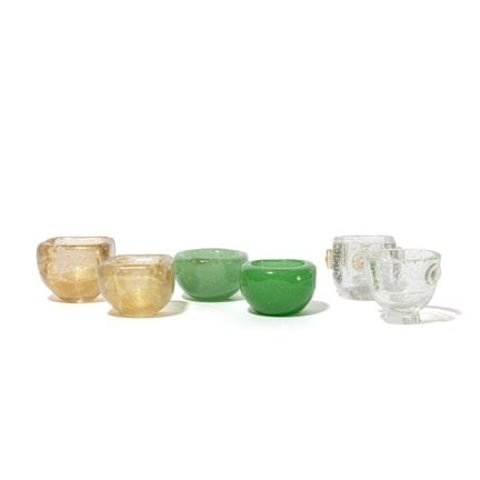 CARLO SCARPA  SEGUSO  BAROVIER  1930s–1940s.
Six s