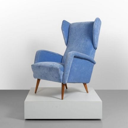 GIO PONTI  DASSI  anni '50.
Una poltrona modello '