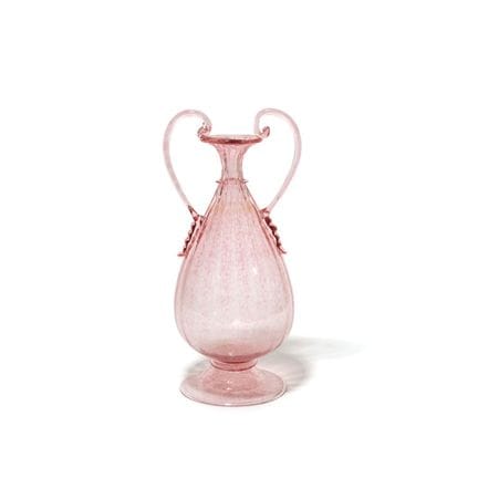 SALVIATI  c. 1920
A two-handled vase made of trans