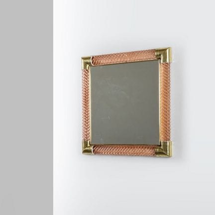 VENINI (attribuito)  anni '40.
Uno specchio da par