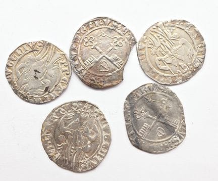 5 pièces CONTAT VENAISSIN Clement VII Antipape 137