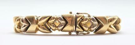 18K yellow gold (750°°) bracelet with parenthesis 