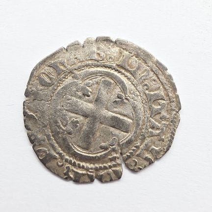 1 pièce COMTE DE SAVOIE Amédée VIII - 1quart Gros 