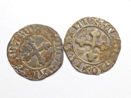 2 pièces DUCHE DE SAVOIE Amédée VIII Quart de gros