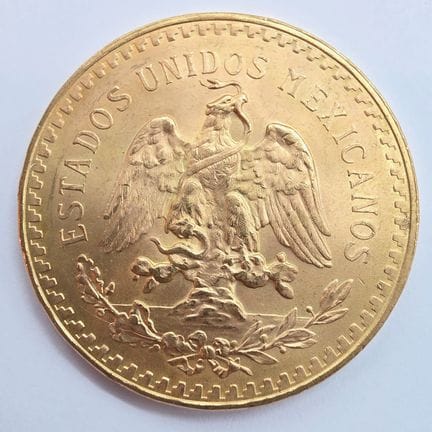 1 Pièce Or 50 Pesos 1821- 1947 -