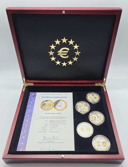5 Pièces Argent Pièce argent 999°/°° et or pur 999
