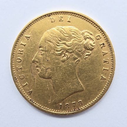 Pièce Or demi Shilling Reine Victoria 1878
