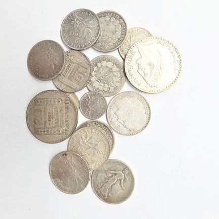 Pièces Argent : 2 pièces 20 Francs Turin, 2 pièces