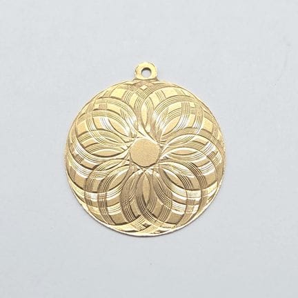 14K yellow gold pendant (585°°), weight 1.40 g (ex
