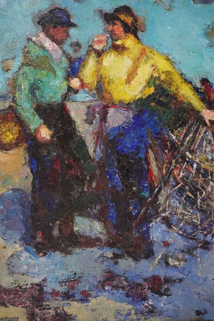 Germaine NORDMANN (1902–1997). 
Garnelenfischer. 
